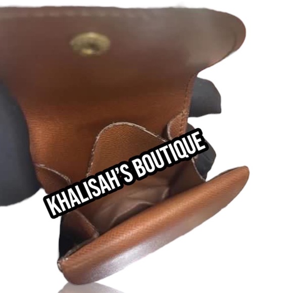 Very Rare! LOUIS VUITTON Collectible Wallet Coin Case LV Monogram Compact Holder - Picture 6 of 11